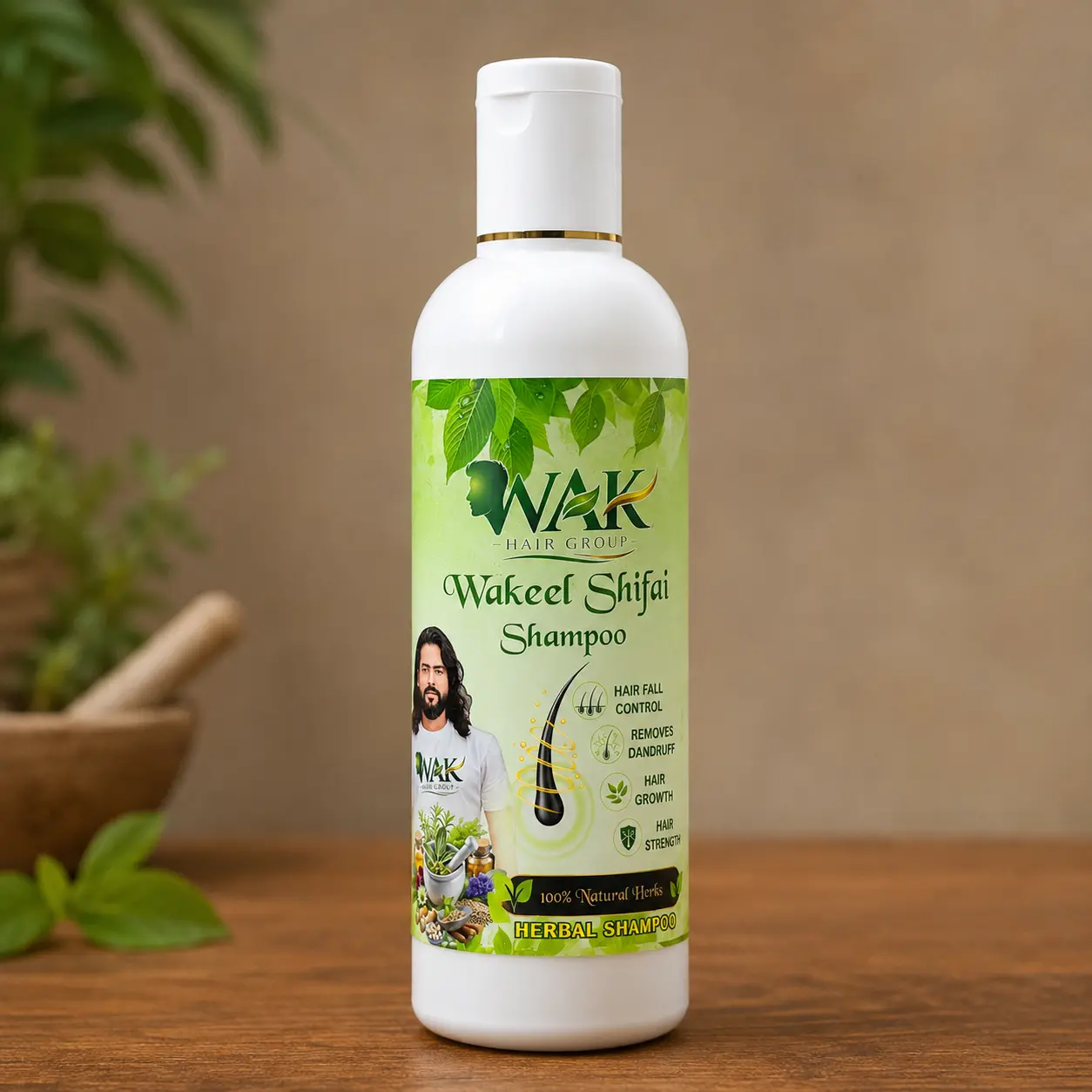 Wakeel Shifai Herbal Shampoo bottle